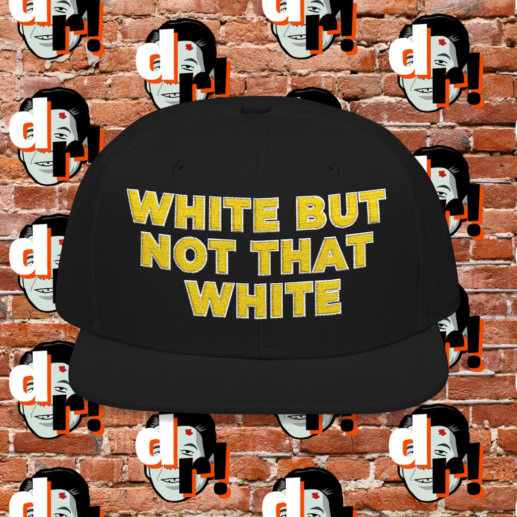 White But Not White (Yellow Letter w/o) Snapback