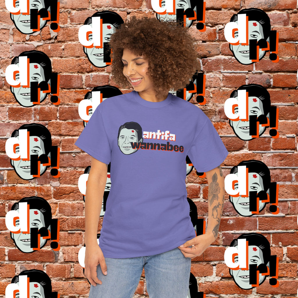 Antifa Wannabee (Orange) Unisex Heavy Cotton Tee