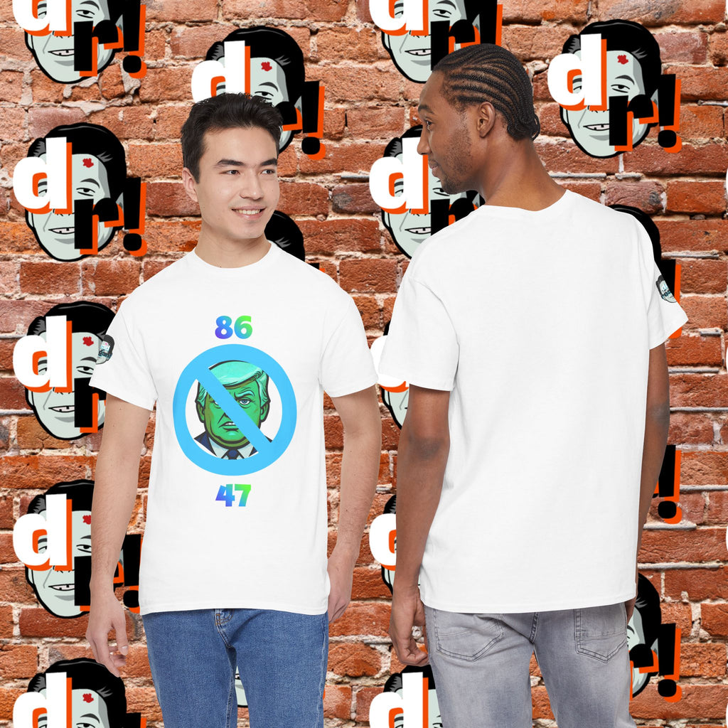 86/47 Lime & Blue Unisex Heavy Cotton Tee