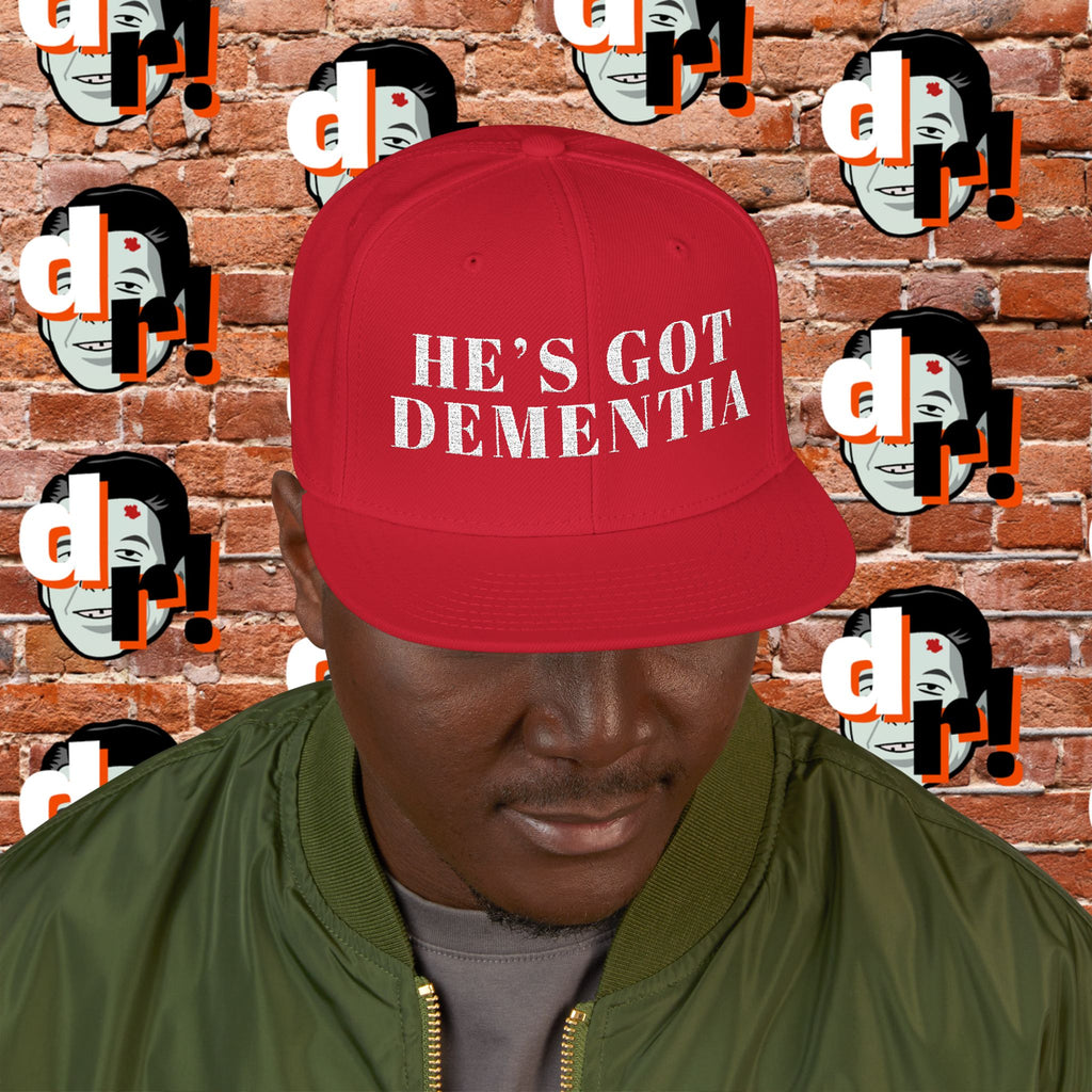 Dementia Red Snapback (Embroidery)