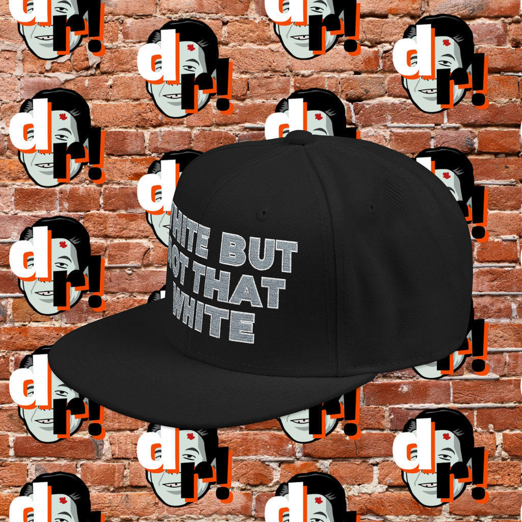 White But Not That White (Gray Letter w/o) Snapback