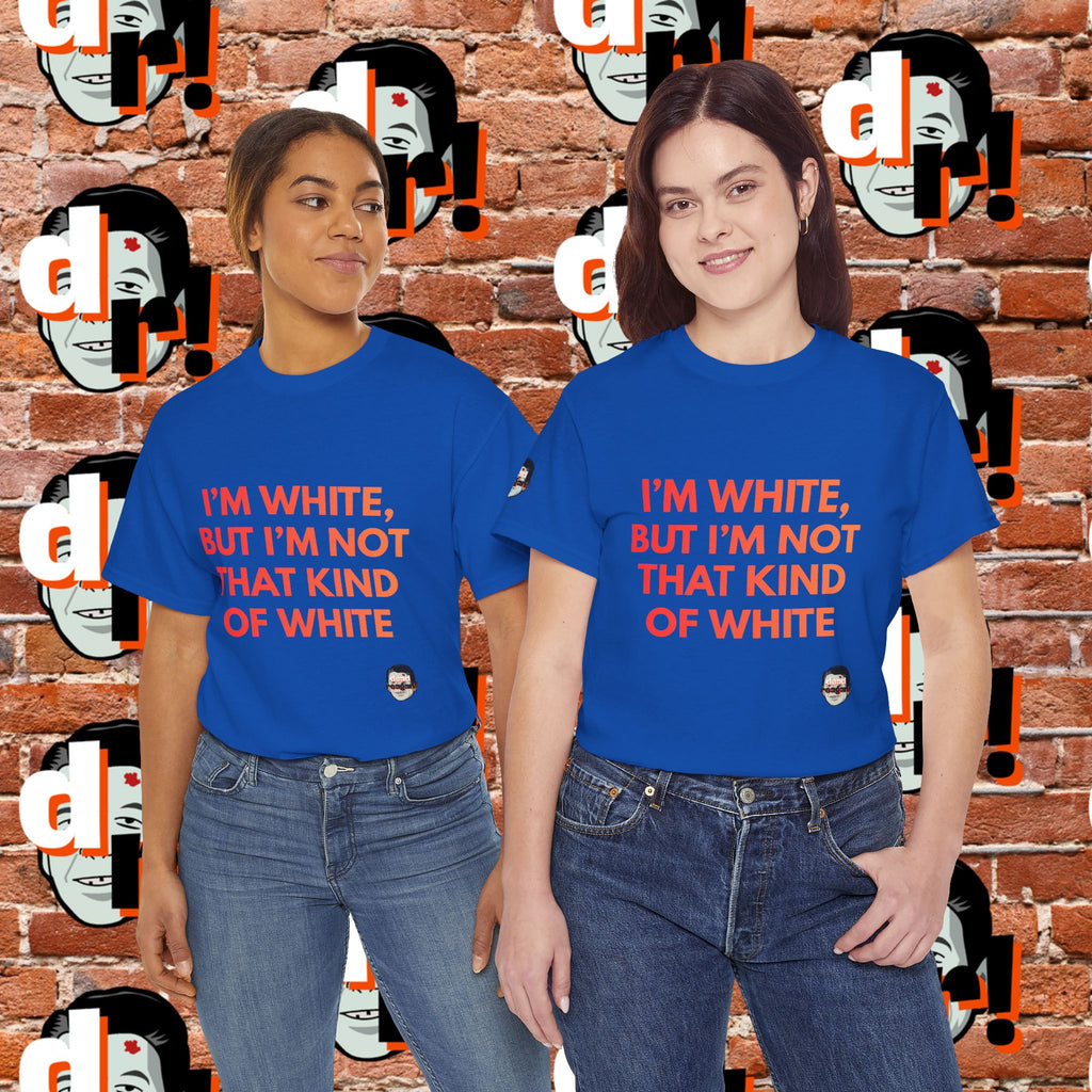 I’m White But… (Orange Gradient Letter) Unisex Heavy Cotton Tee