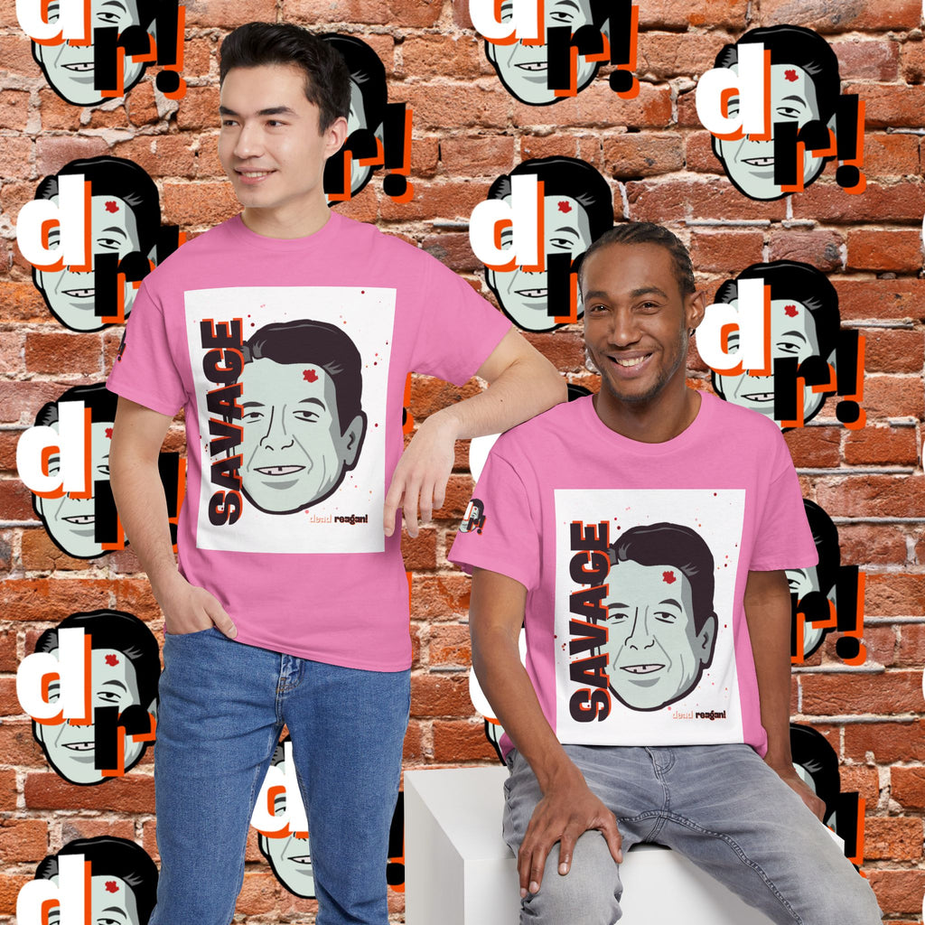 Savage Dead Reagan Graphic Tee White