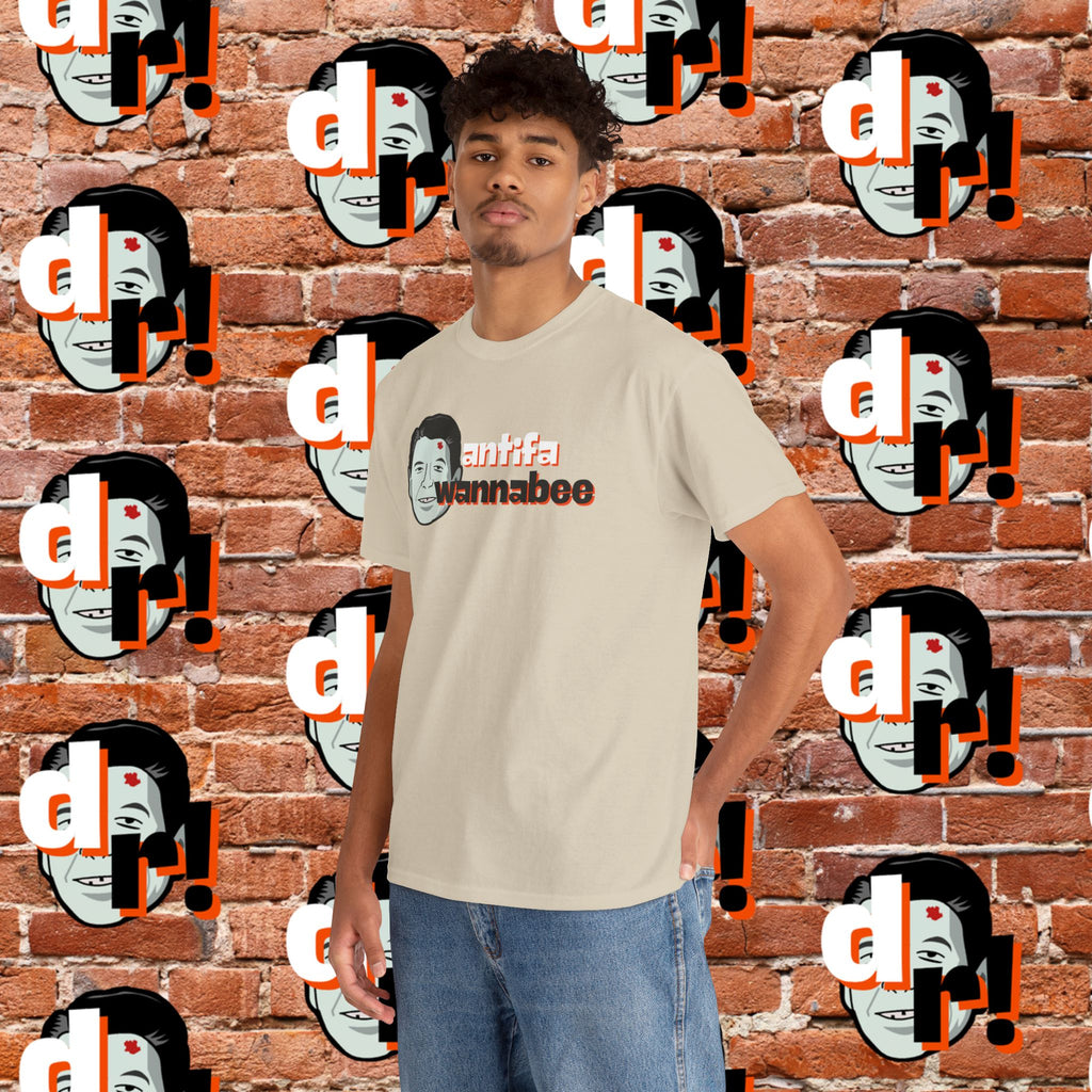 Antifa Wannabee (Orange) Unisex Heavy Cotton Tee