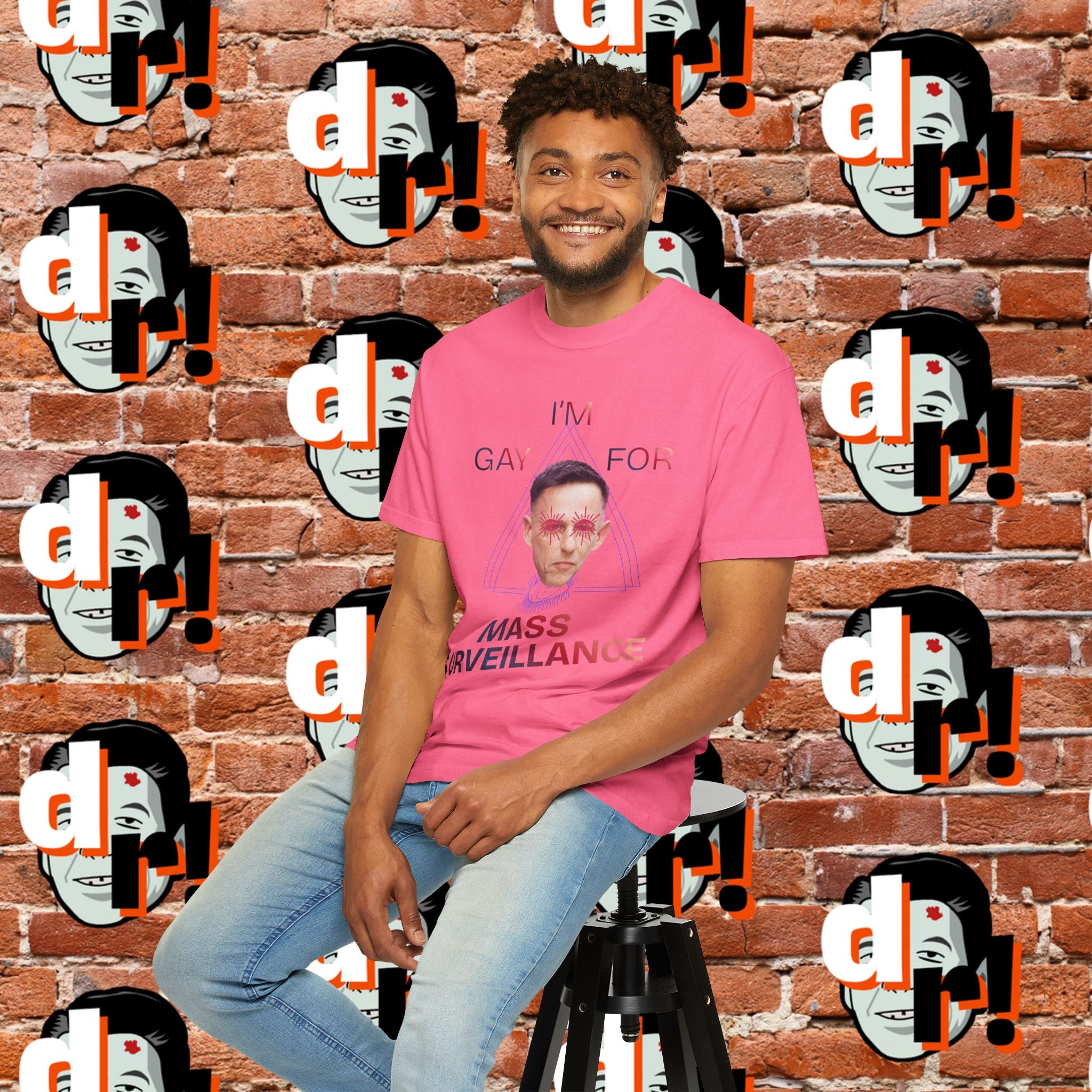 Gay for Mass Surveillance Cotton T- Shirt