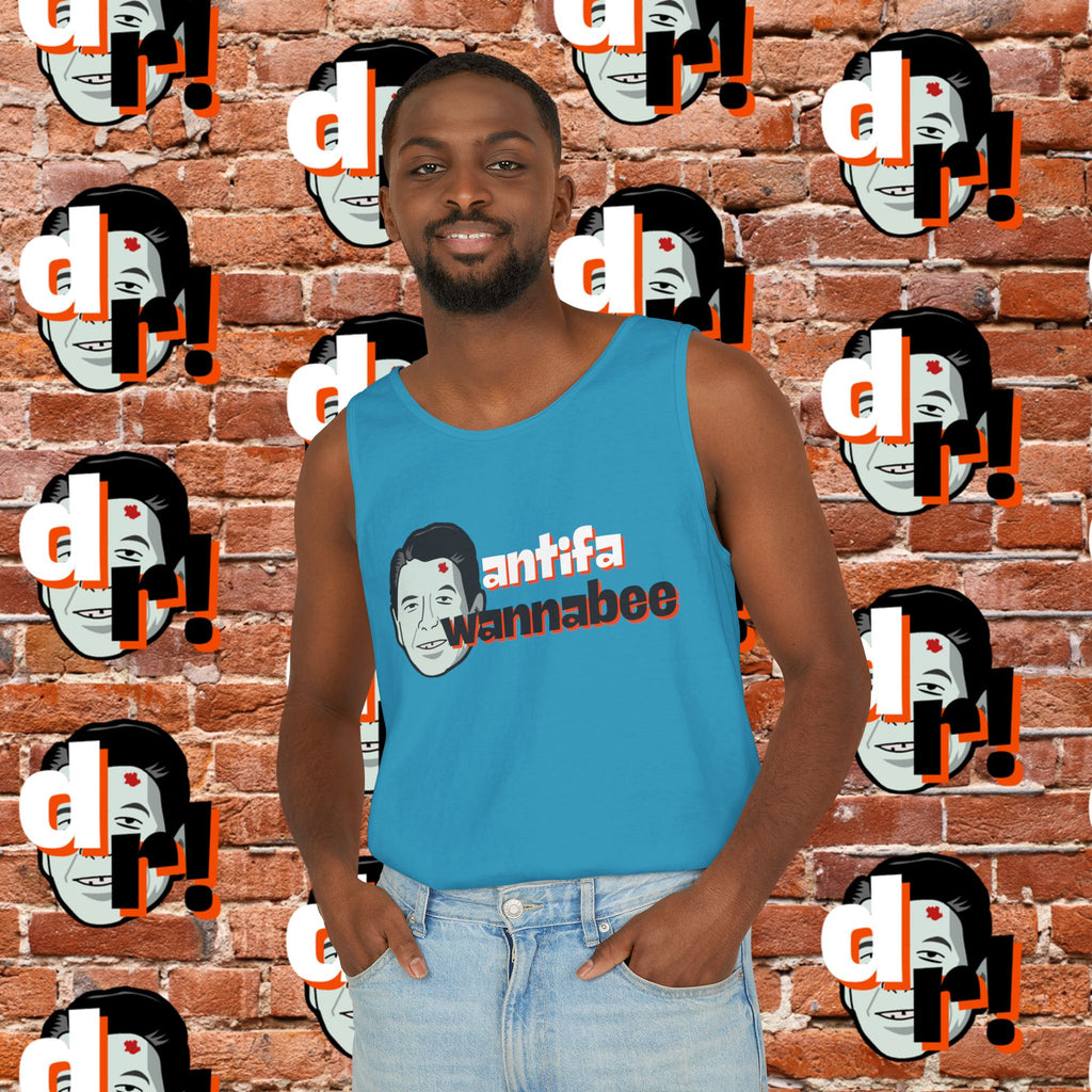 Antifa Wannabee Graphic Tank Top