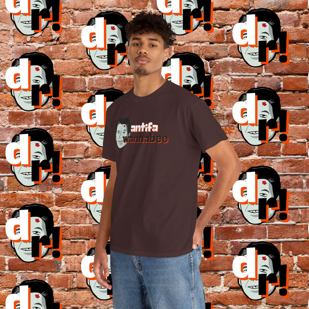 Antifa Wannabee (Orange) Unisex Heavy Cotton Tee