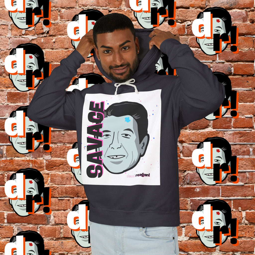 Savage (Pink & Teal) Graphic Hoodie