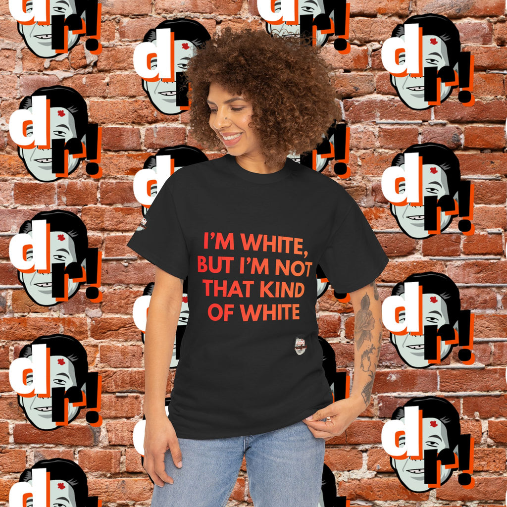 I’m White But… (Orange Gradient Letter) Unisex Heavy Cotton Tee