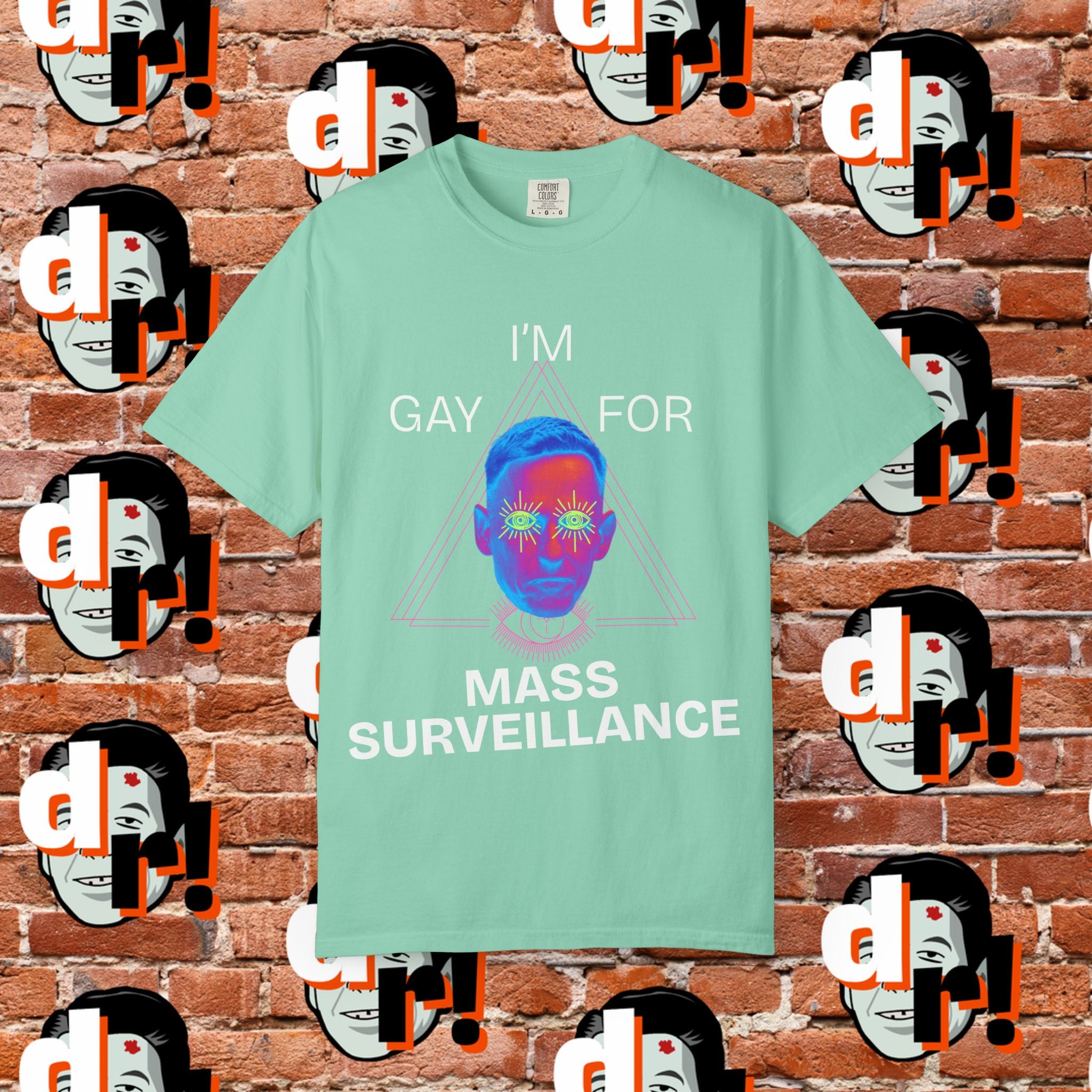 Gay for Mass Surveillance (PANK) Cotton T- Shirt