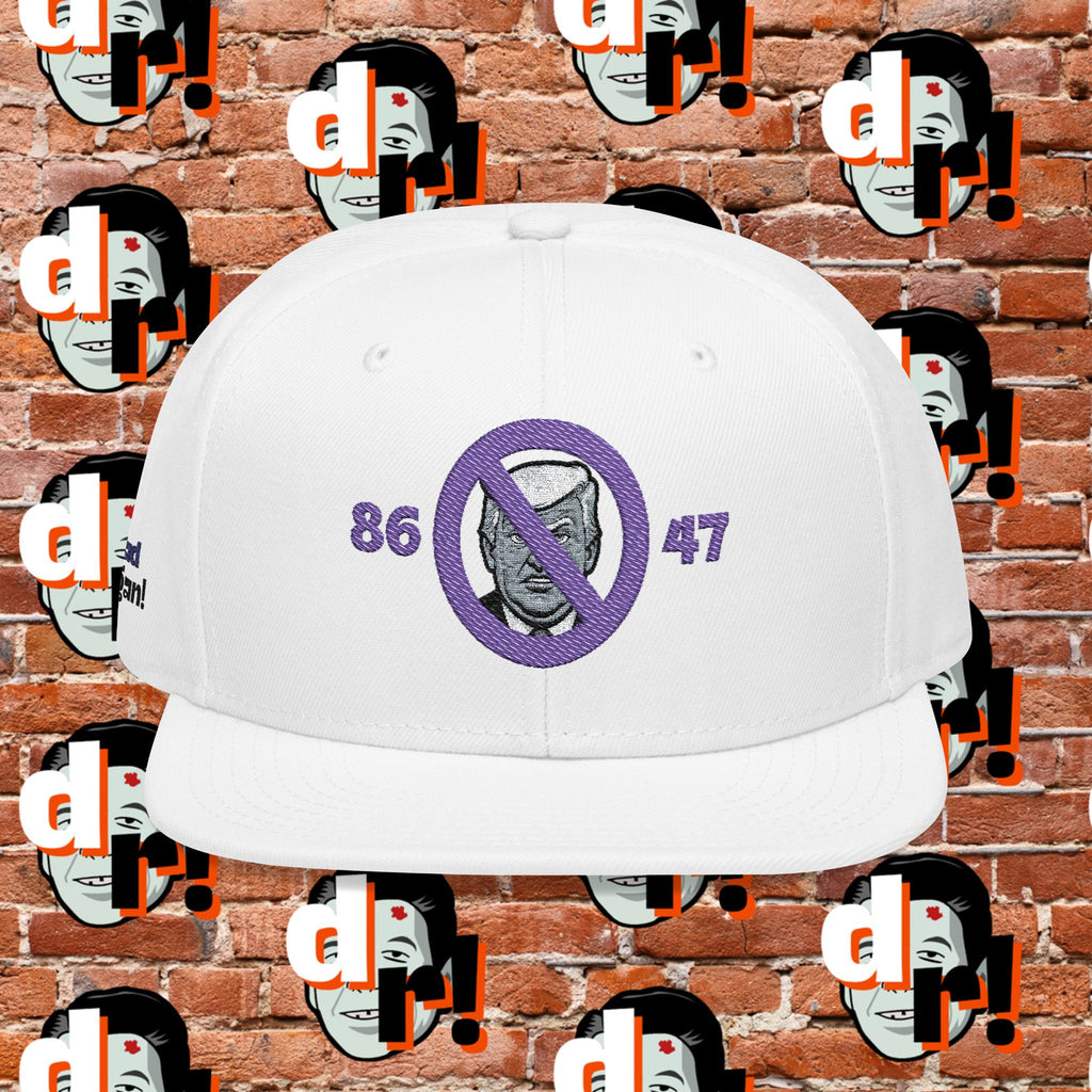 86/47 Purple Embroidered Snapback