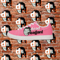 Dead Reagan (PANK/Pink) Men's Low-Top Pleather Sneakers