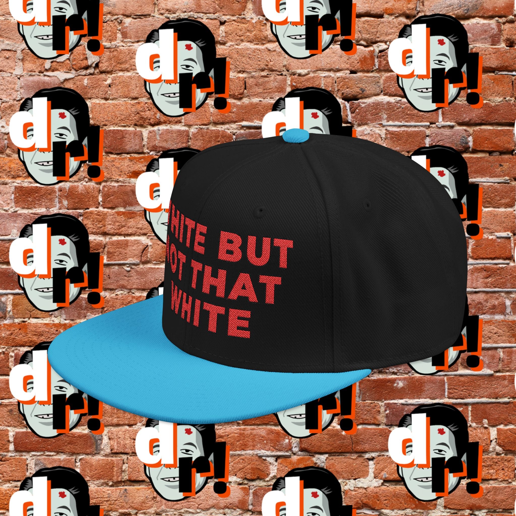 White But Not That White (Red Letter b/o) Snapback