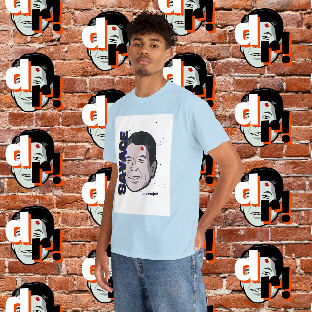 Savage Dead Reagan Graphic Tee Blue