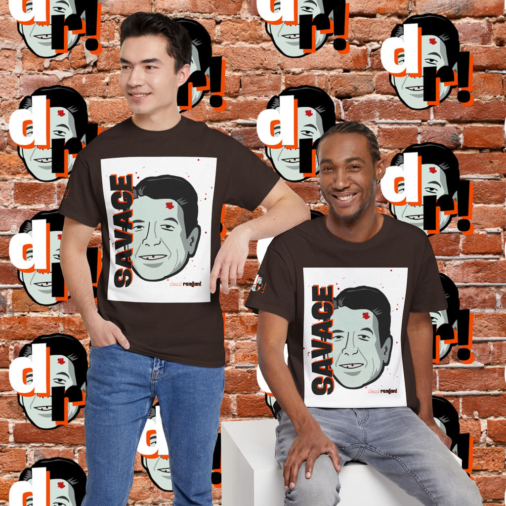 Savage Dead Reagan Graphic Tee White