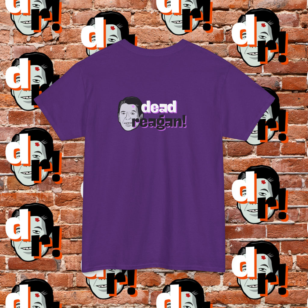 Savage Dead Reagan Graphic Tee Lavender and Lime