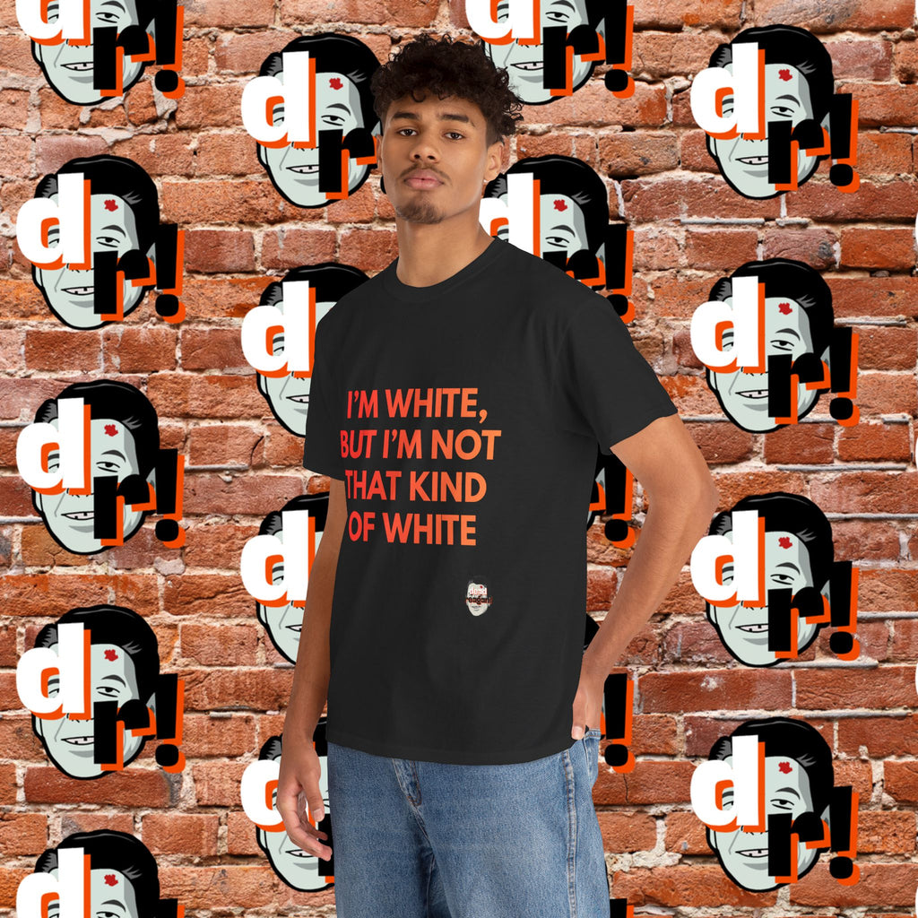 I’m White But… (Orange Gradient Letter) Unisex Heavy Cotton Tee