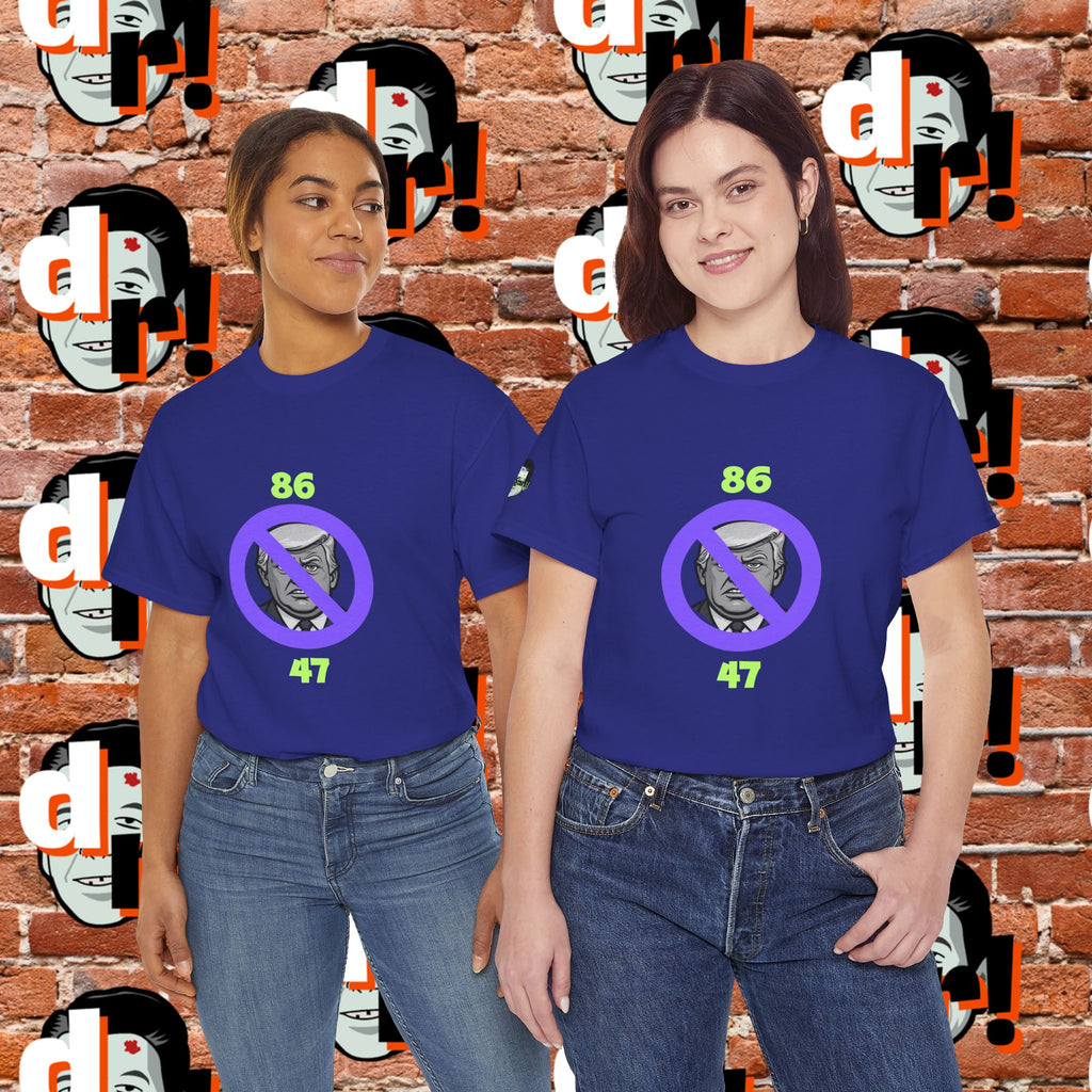 86/47 Lime & Purple  Variant Unisex Heavy Cotton Tee