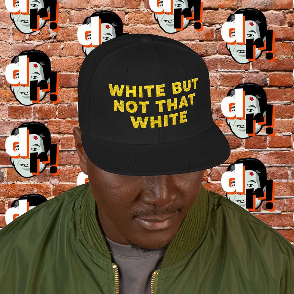 White But Not That White (Yellow Letter) Snapback