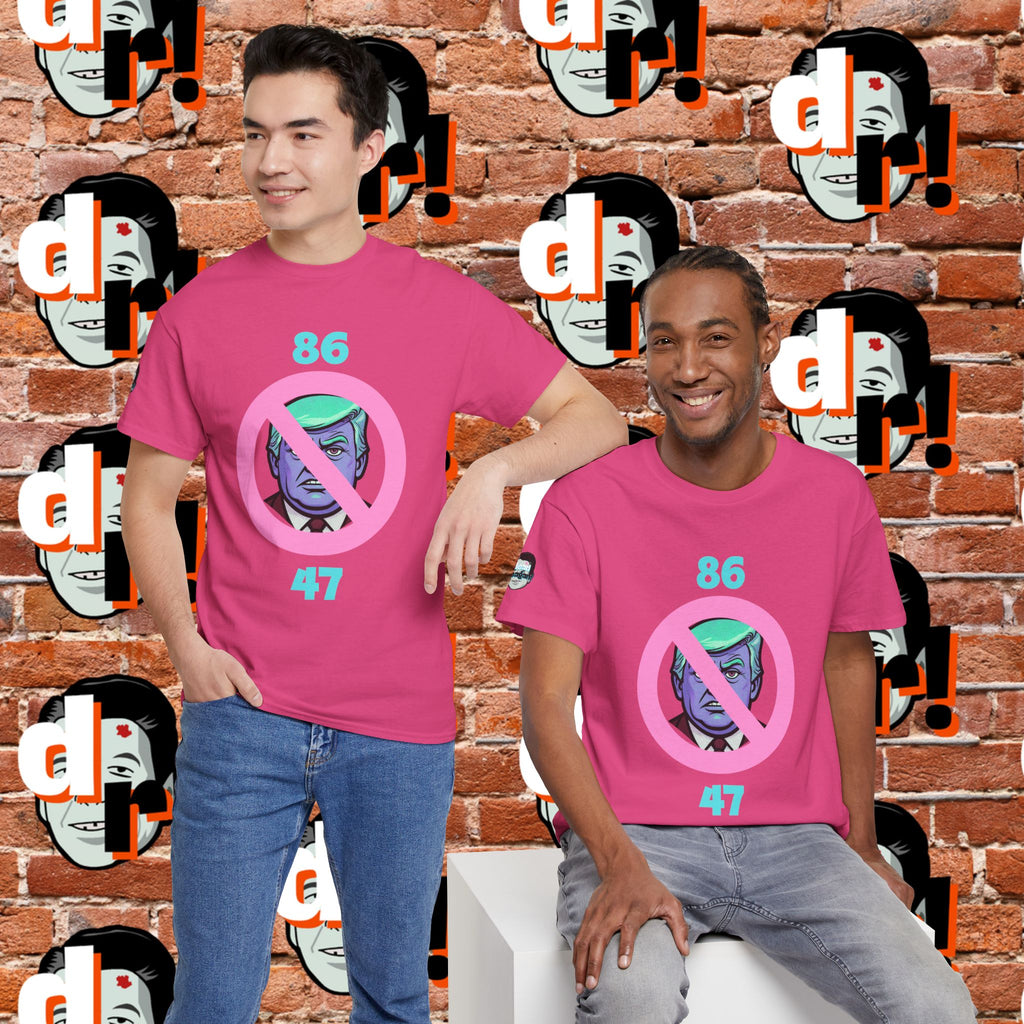 86/47 Teal & Pink Variant Unisex Heavy Cotton Tee