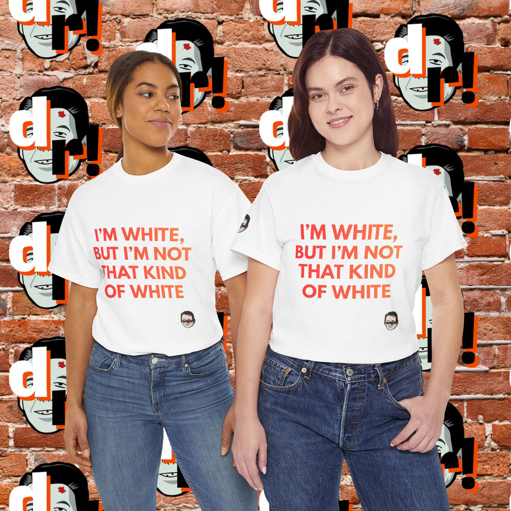 I’m White But… (Orange Gradient Letter) Unisex Heavy Cotton Tee