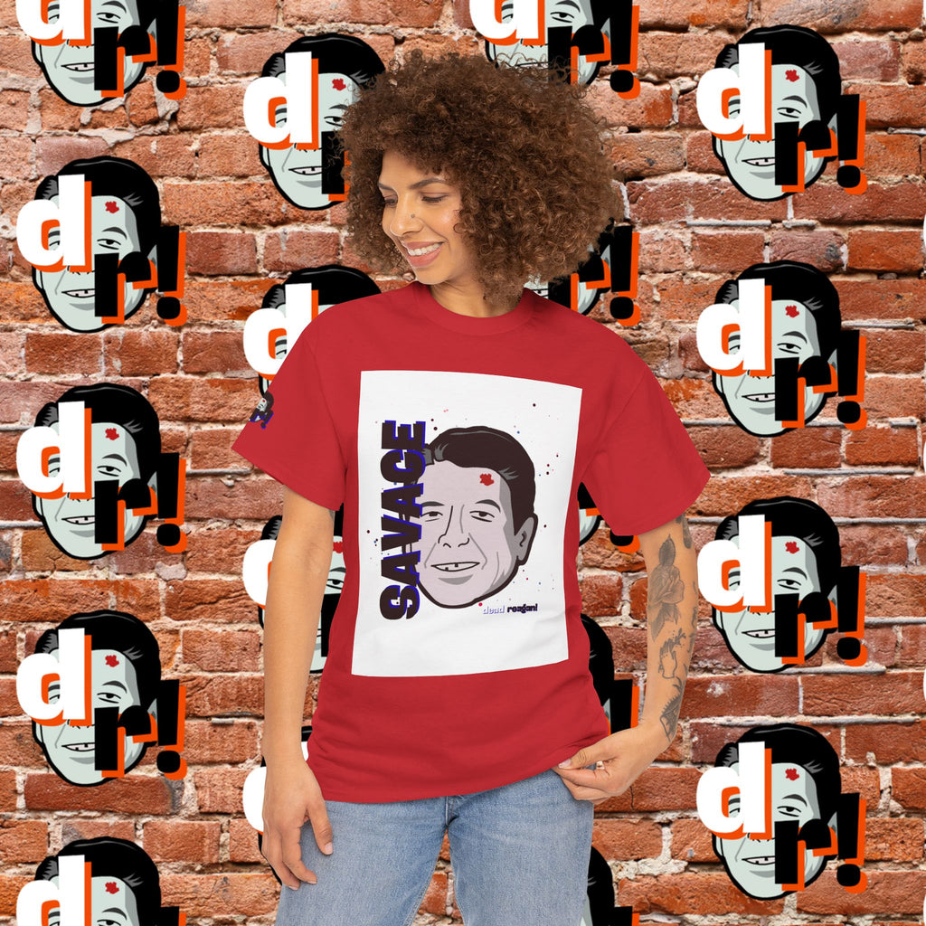 Savage Dead Reagan Graphic Tee Blue