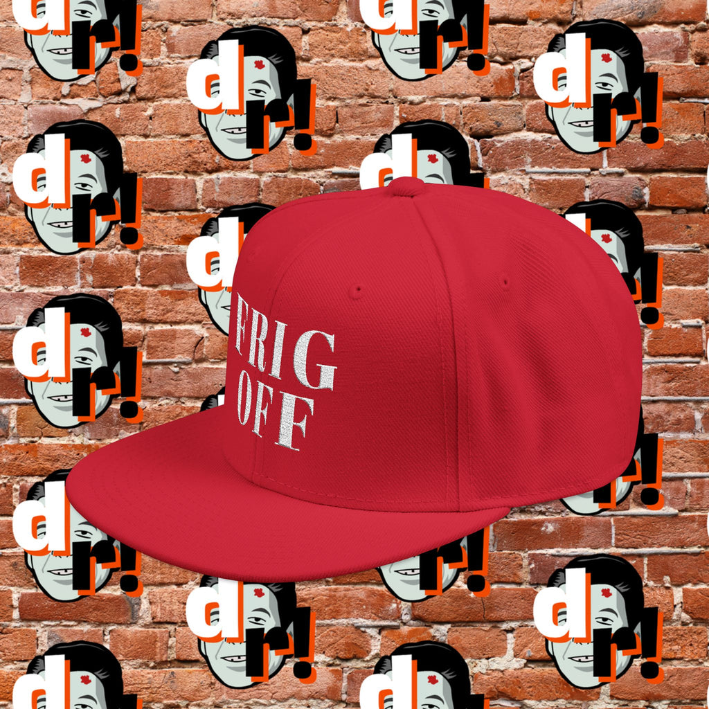 Frig Off Red Snapback (Embroidery)