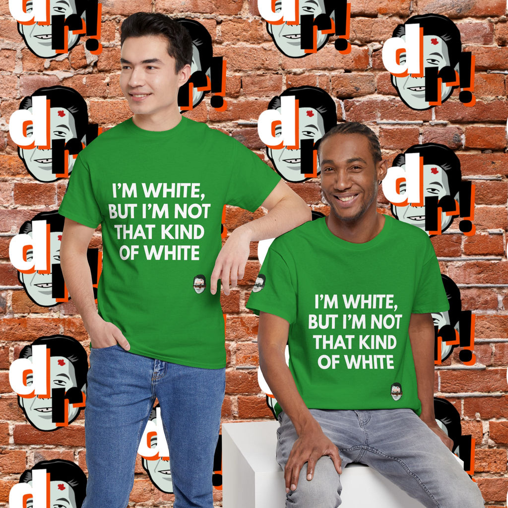 I’m White but… (White Letter) Unisex Heavy Cotton Tee