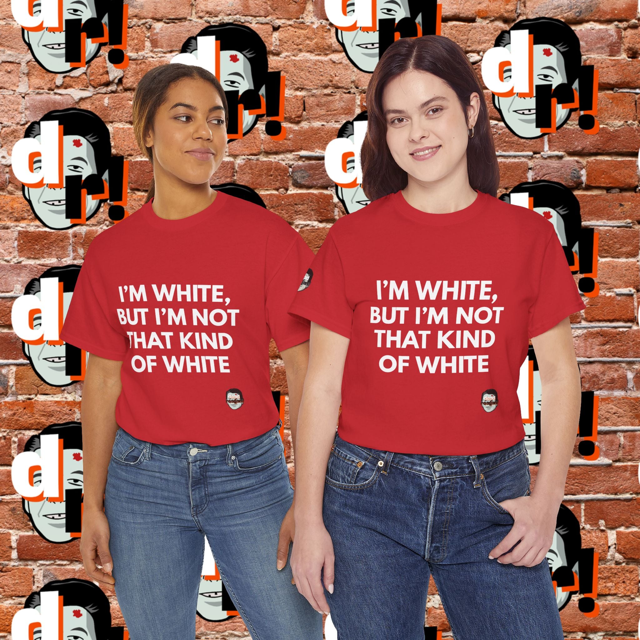 I’m White but… (White Letter) Unisex Heavy Cotton Tee