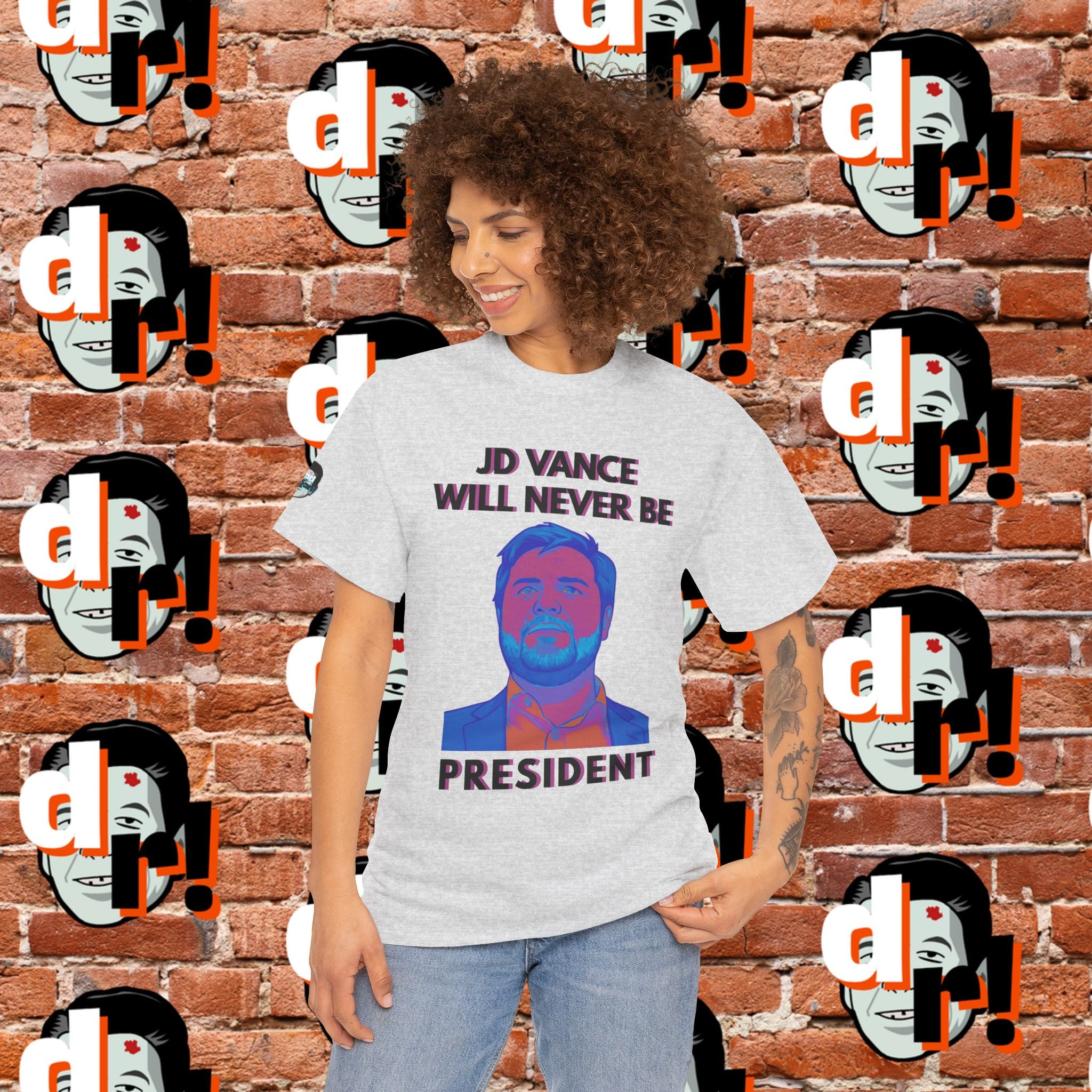 JD Black Unisex Heavy Cotton Tee
