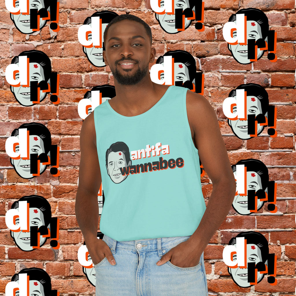 Antifa Wannabee Graphic Tank Top
