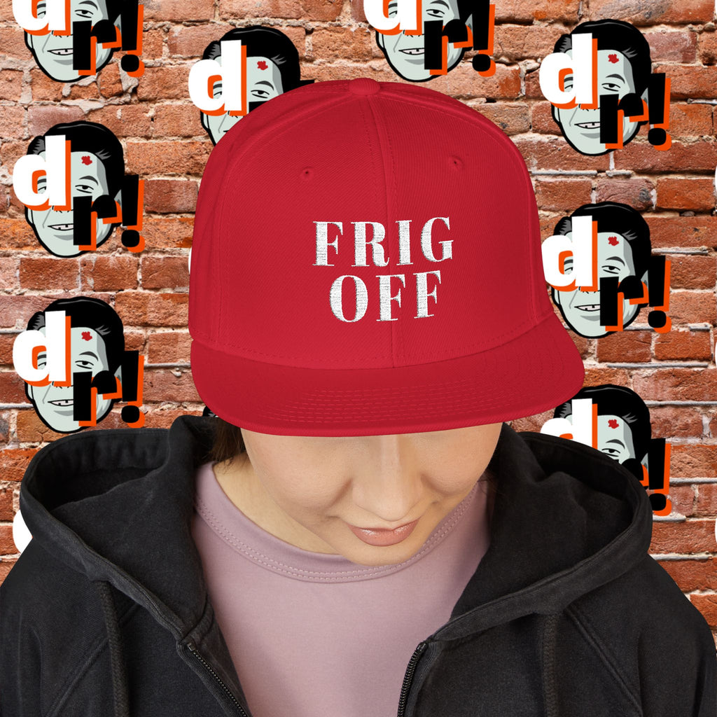 Frig Off Red Snapback (Embroidery)