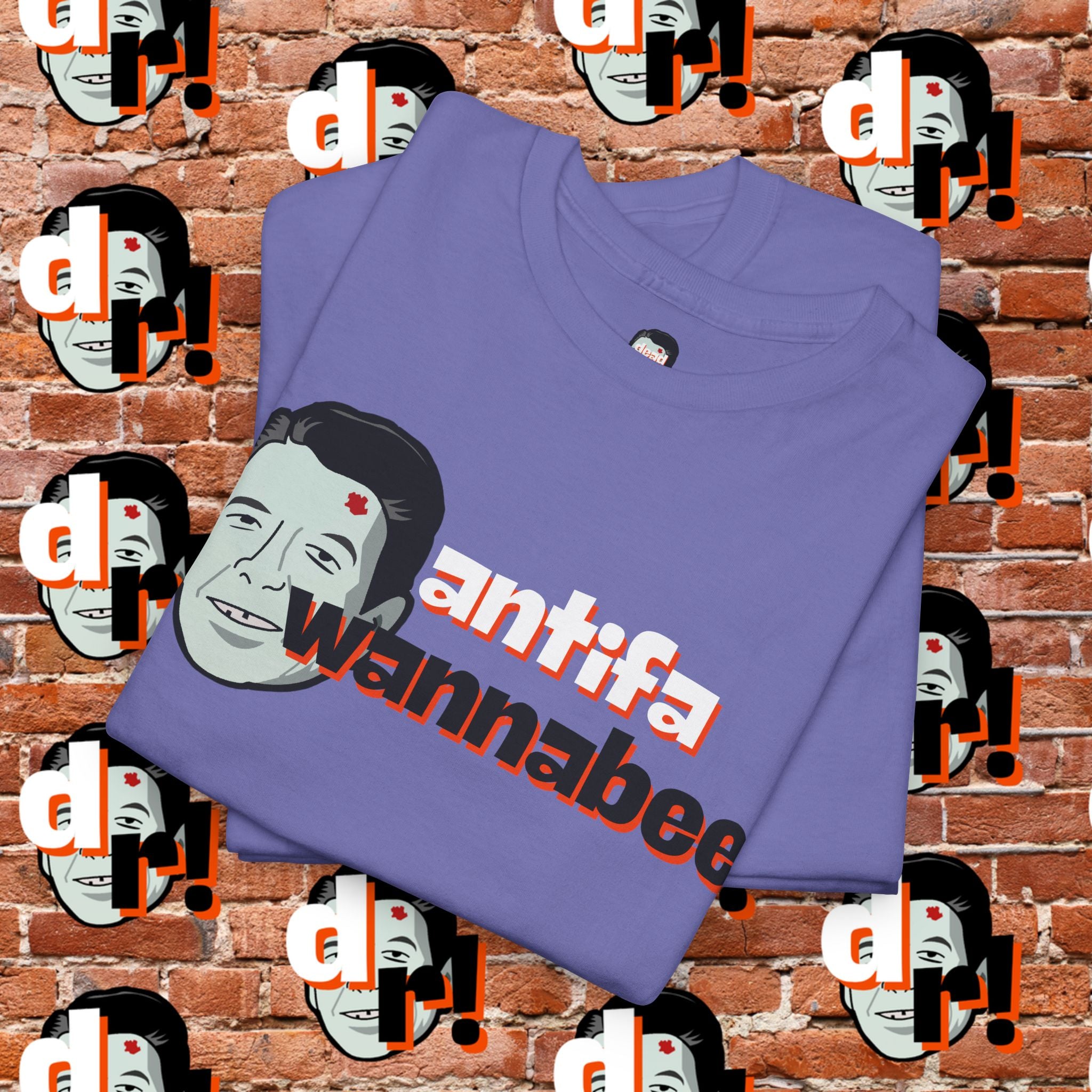 Antifa Wannabee (Orange) Unisex Heavy Cotton Tee