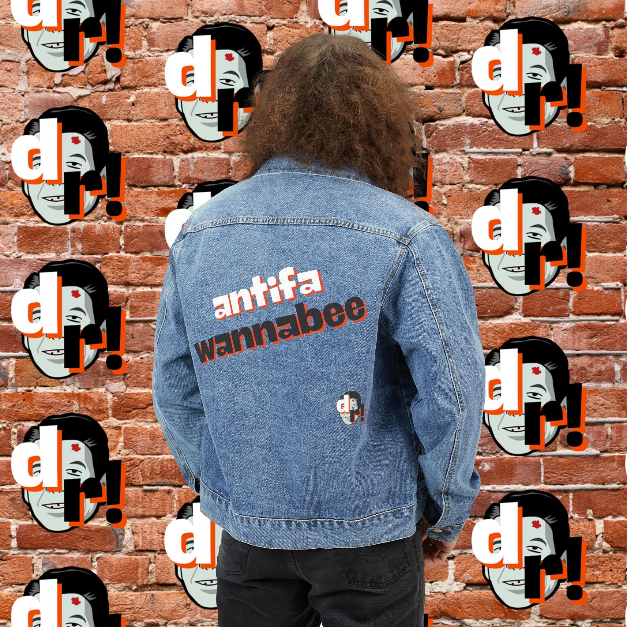 Antifa Wannabe Men's Denim Jacket