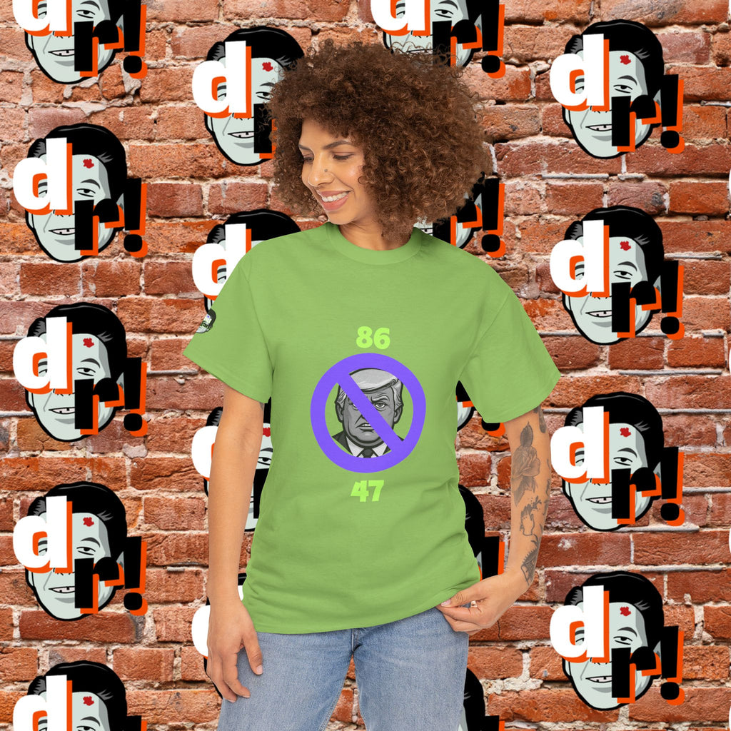 86/47 Lime & Purple  Variant Unisex Heavy Cotton Tee