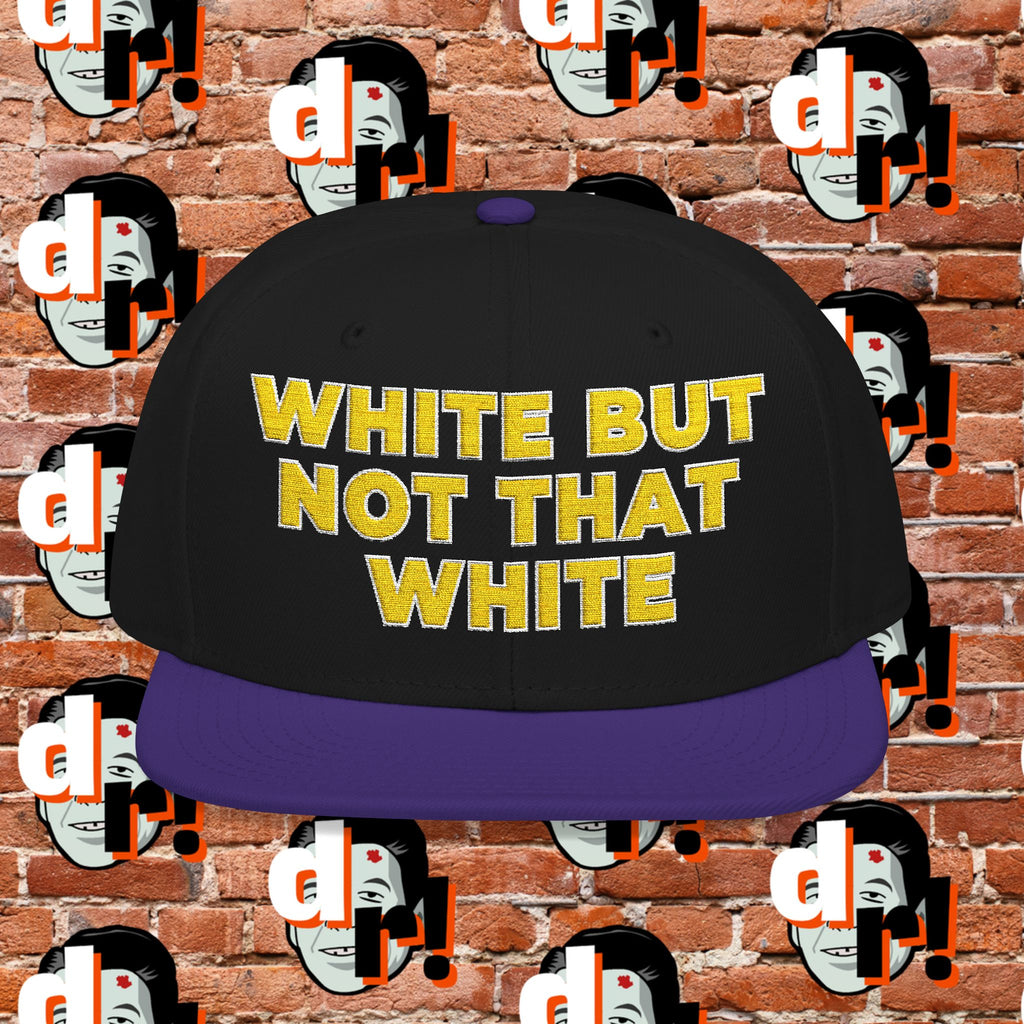 White But Not White (Yellow Letter w/o) Snapback