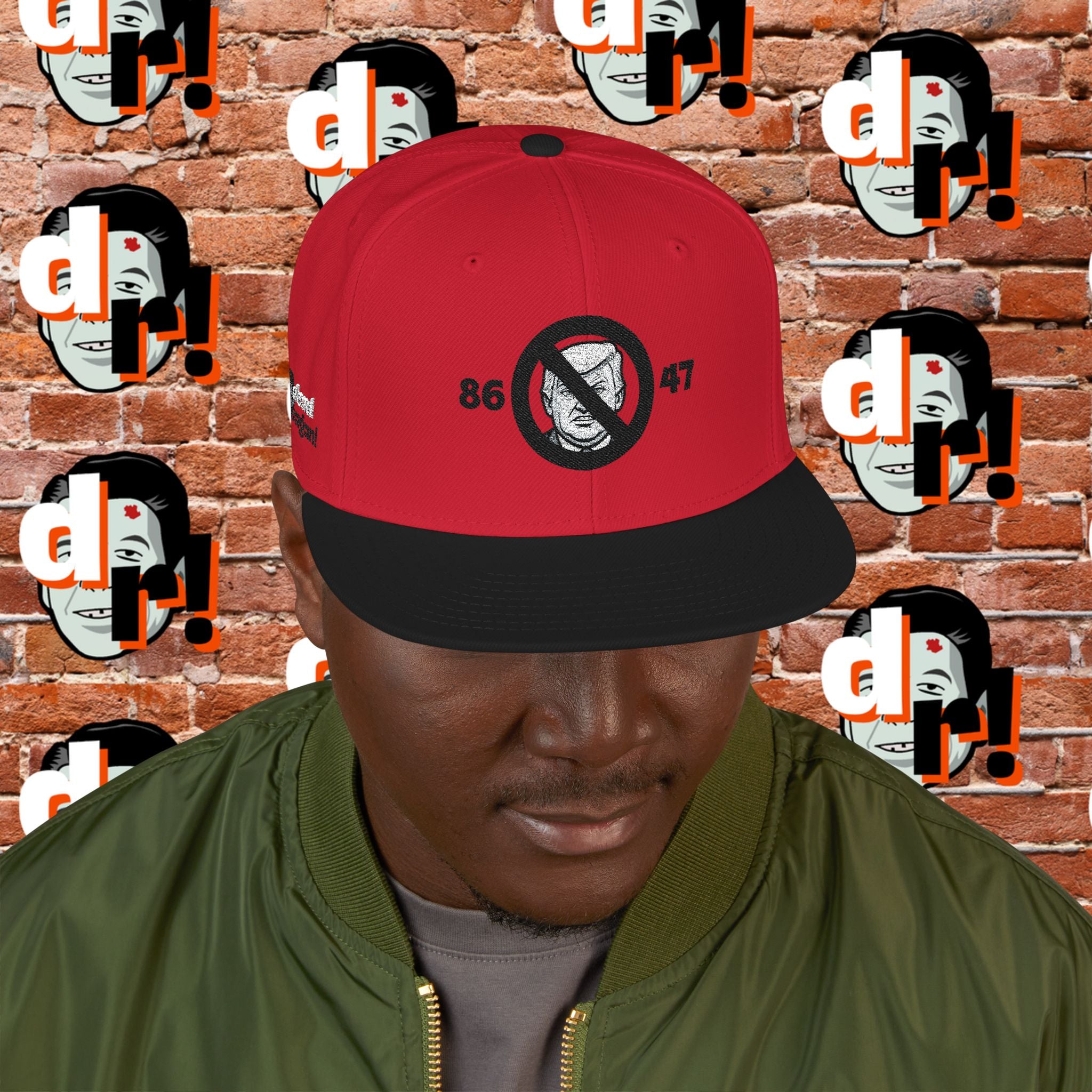86/47 Dark Monochrome Snapback