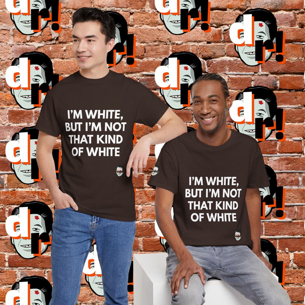 I’m White but… (White Letter) Unisex Heavy Cotton Tee