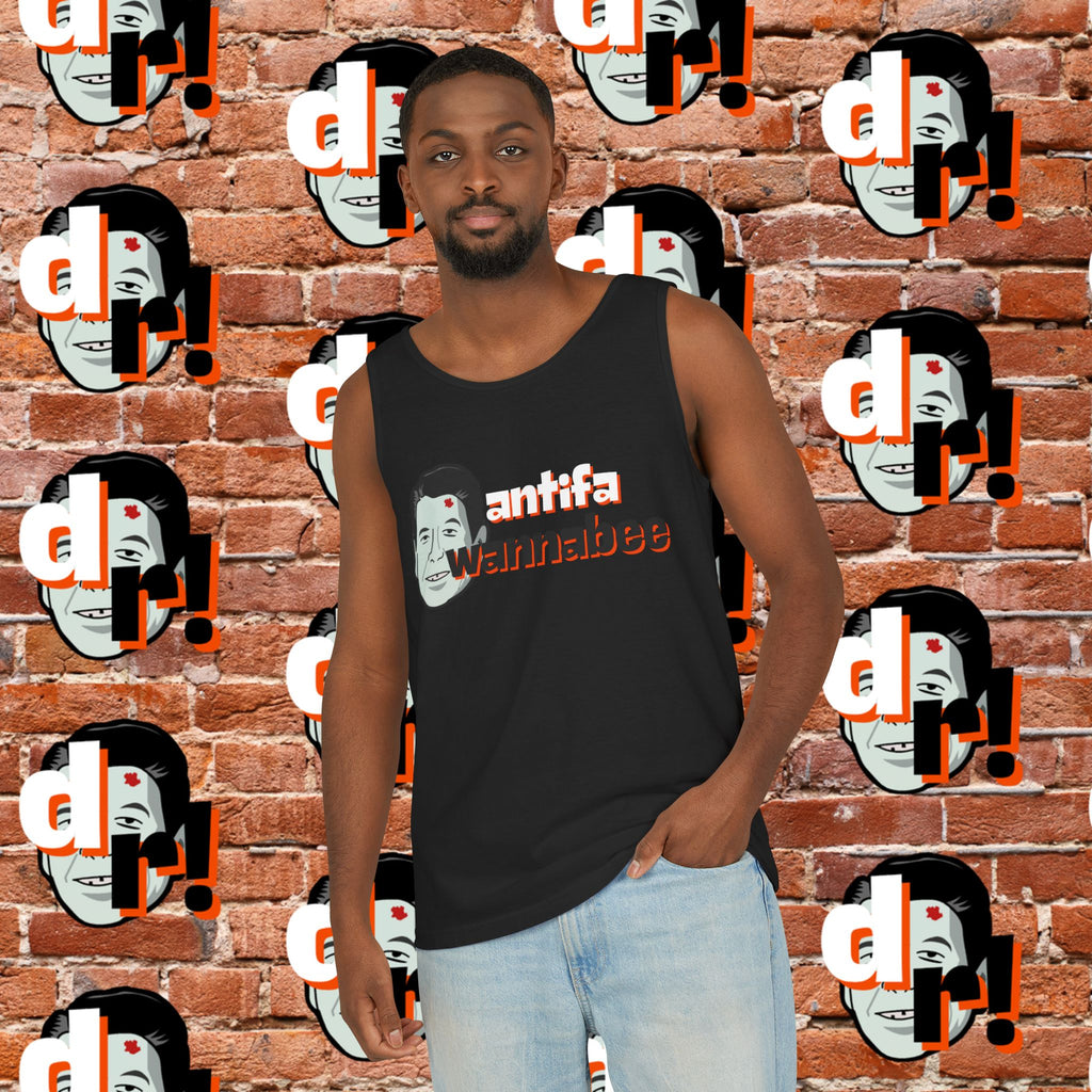 Antifa Wannabee Graphic Tank Top