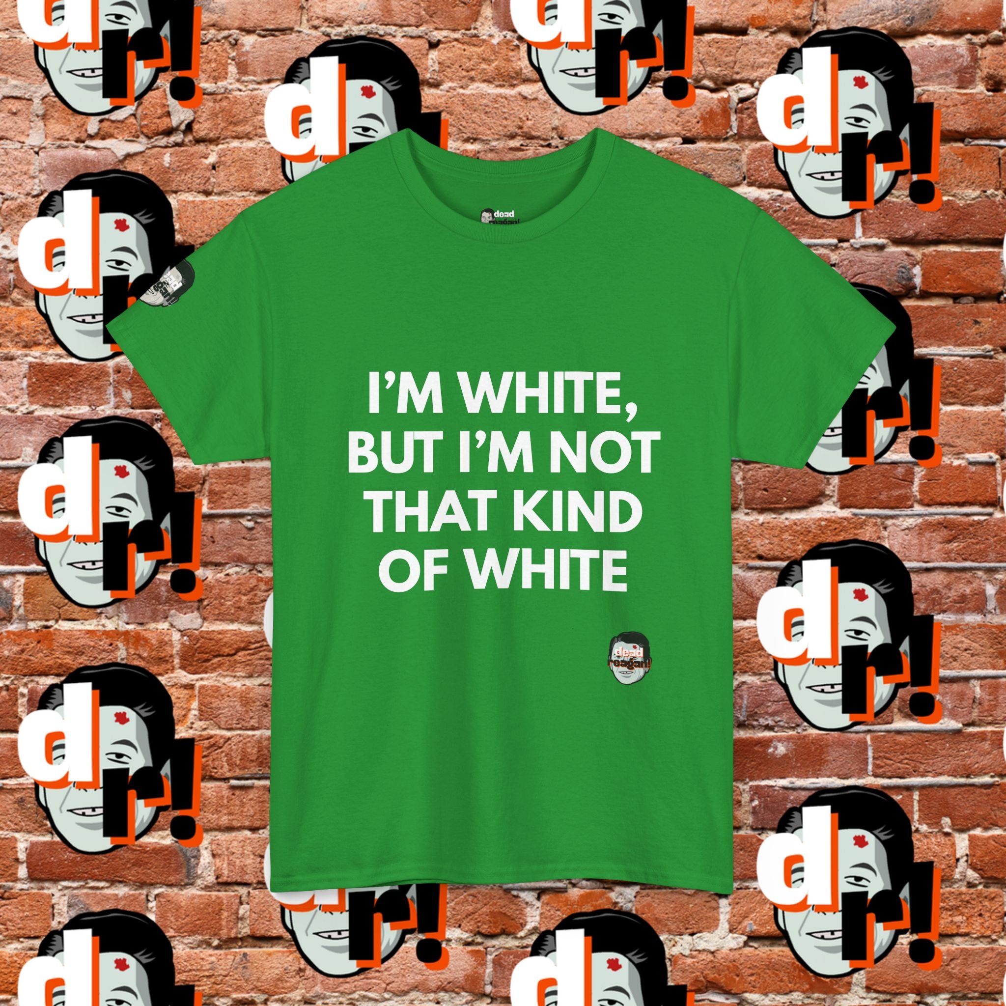 I’m White but… (White Letter) Unisex Heavy Cotton Tee