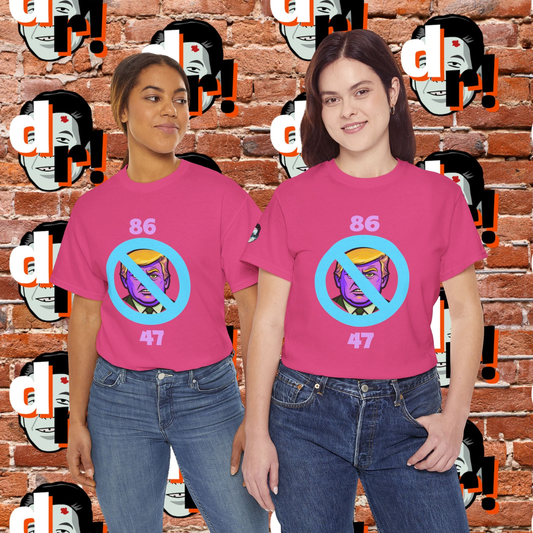 86/47 Lavender & Pink Variant Unisex Heavy Cotton Tee