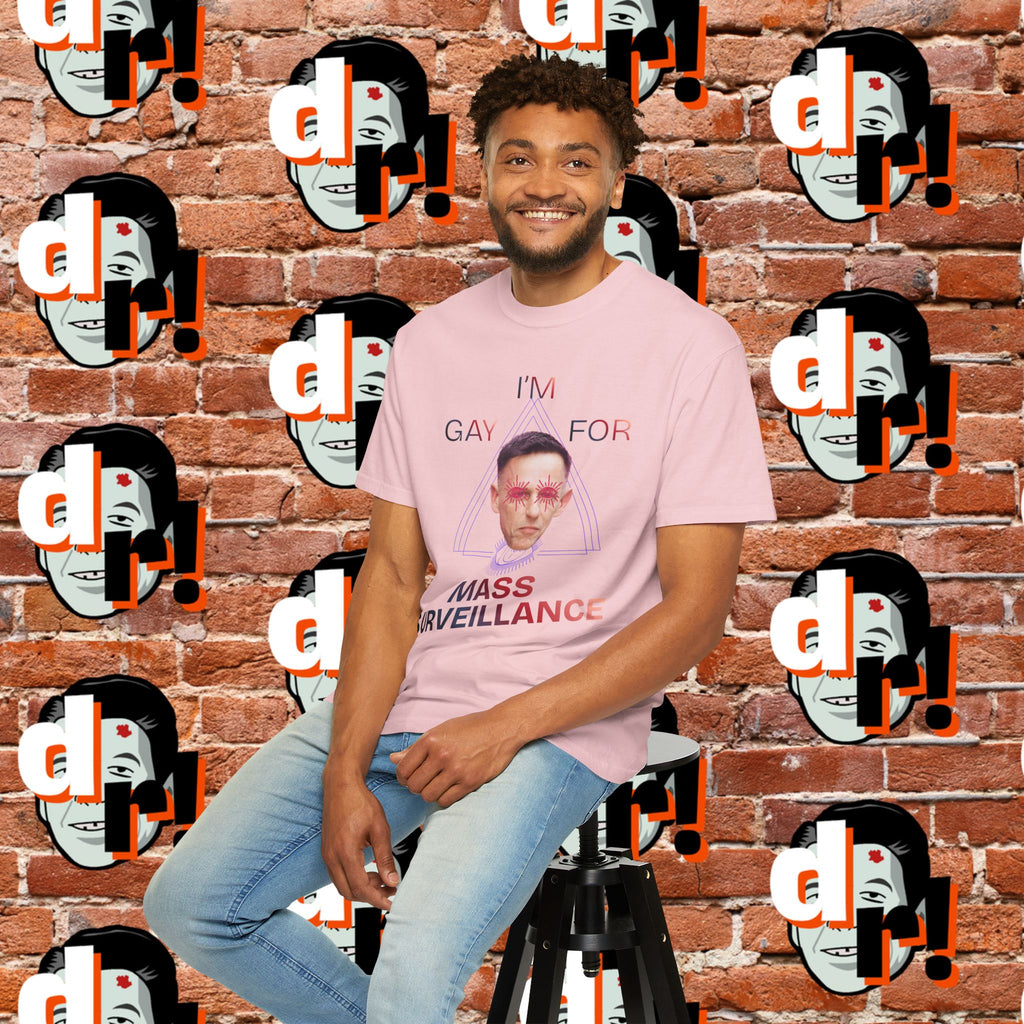 Gay for Mass Surveillance Cotton T- Shirt