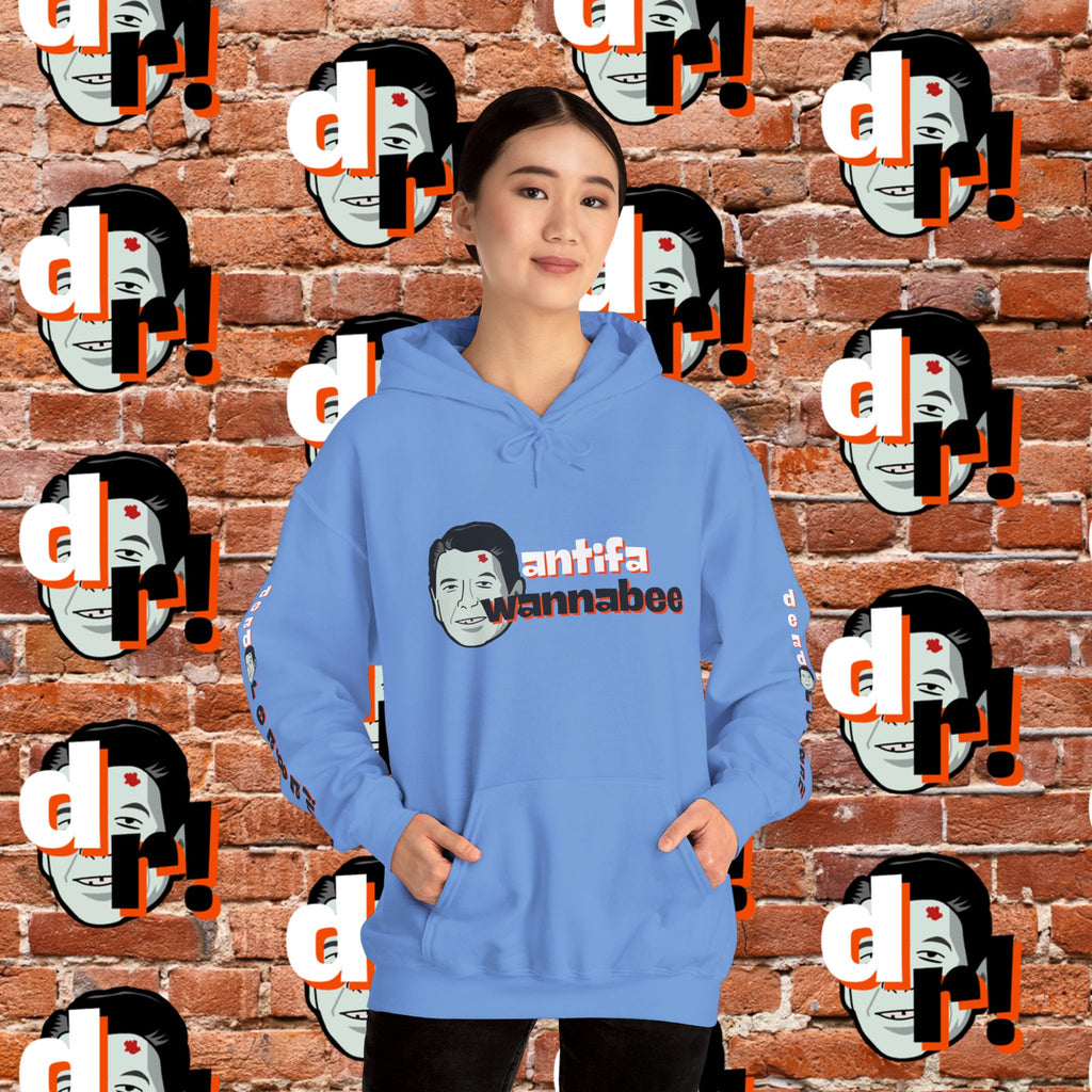 Antifa Wannabee Hoodie Graphic Pullover