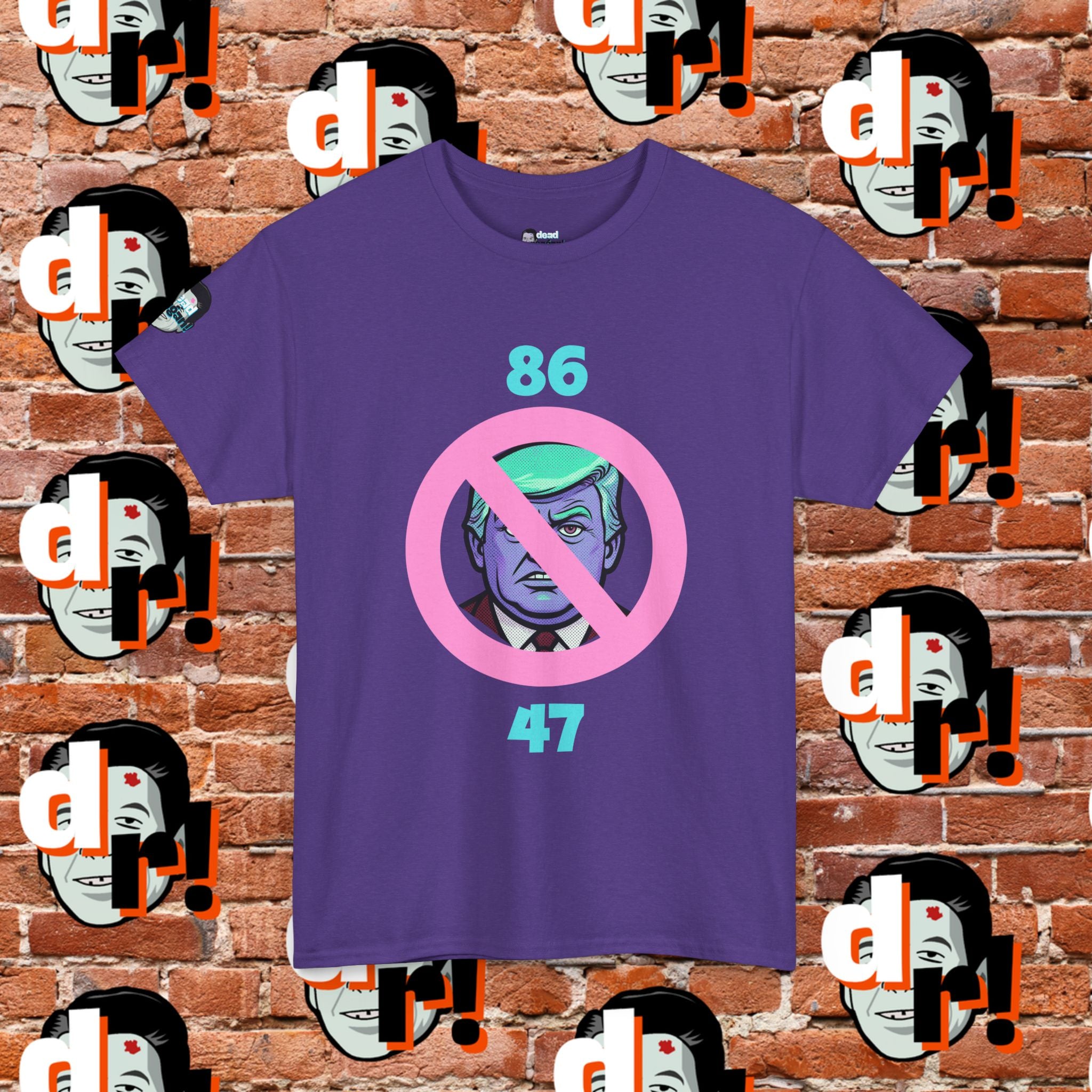 86/47 Teal & Pink Variant Unisex Heavy Cotton Tee