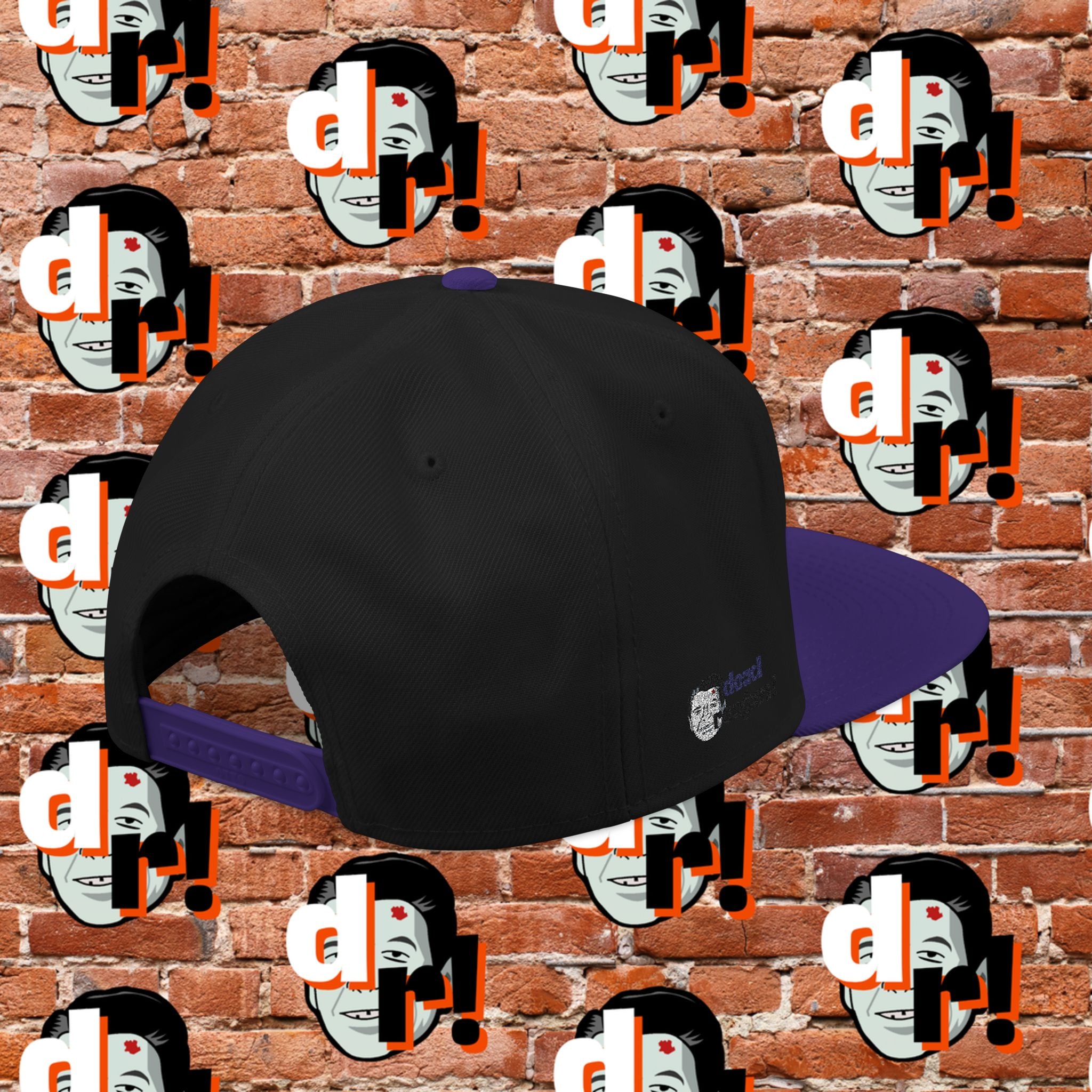 86/47 Purple Embroidered Snapback