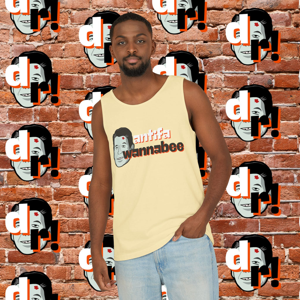 Antifa Wannabee Graphic Tank Top