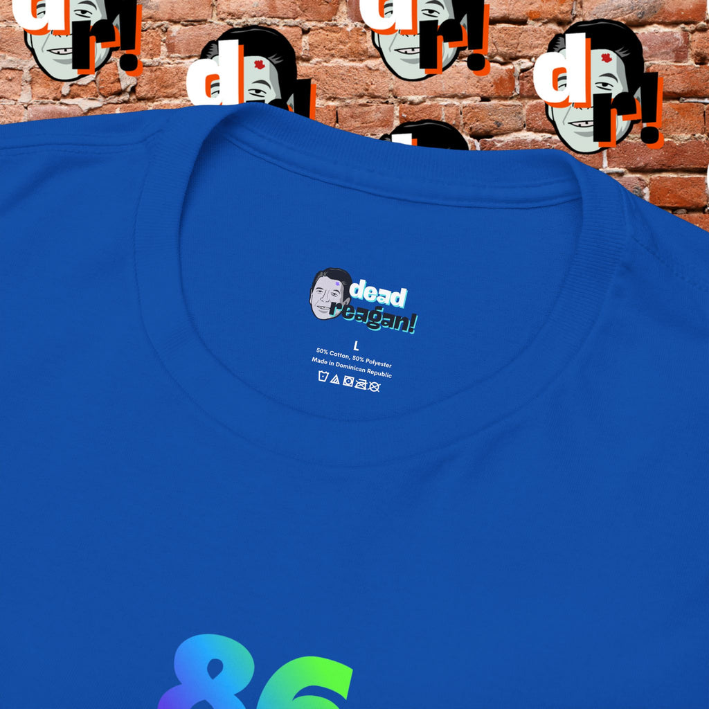86/47 Lime & Blue Unisex Heavy Cotton Tee