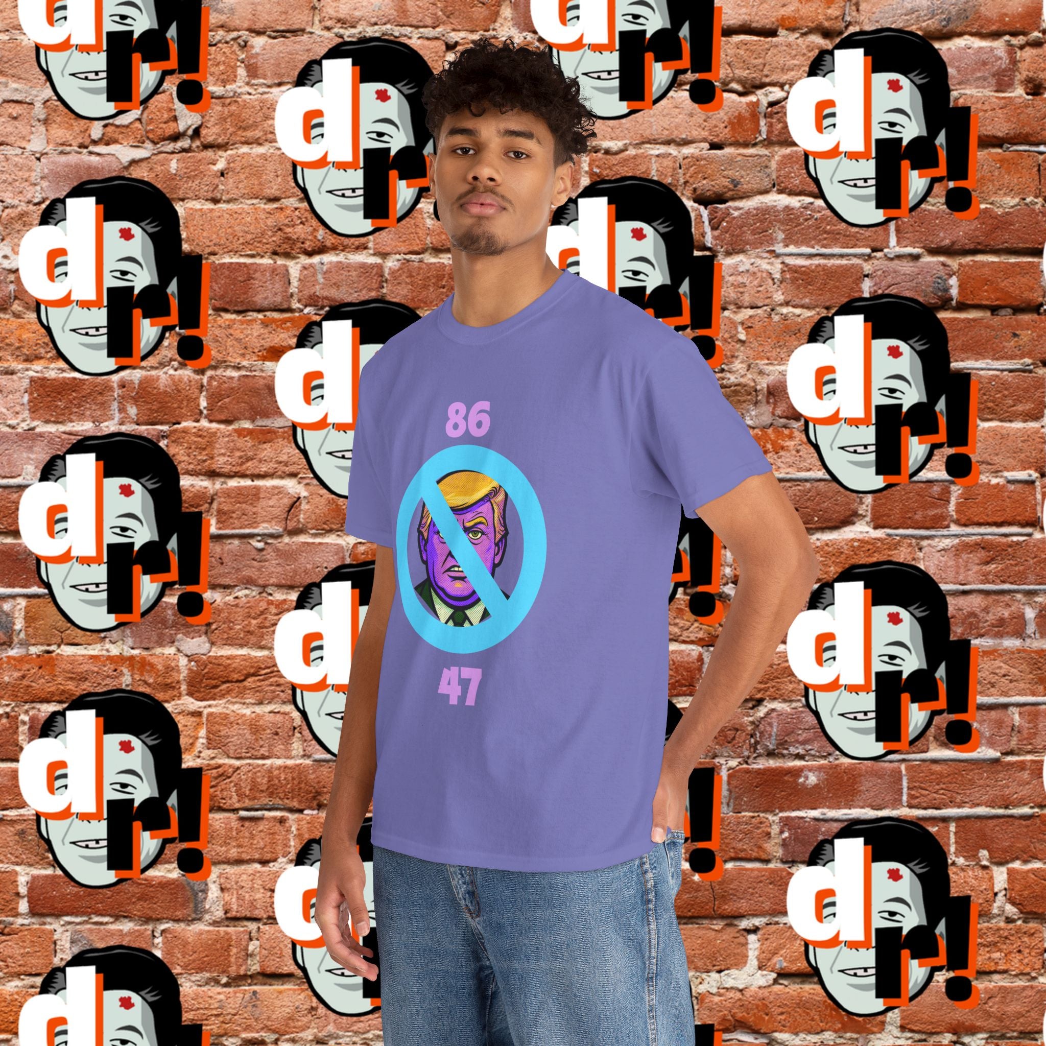 86/47 Lavender & Pink Variant Unisex Heavy Cotton Tee