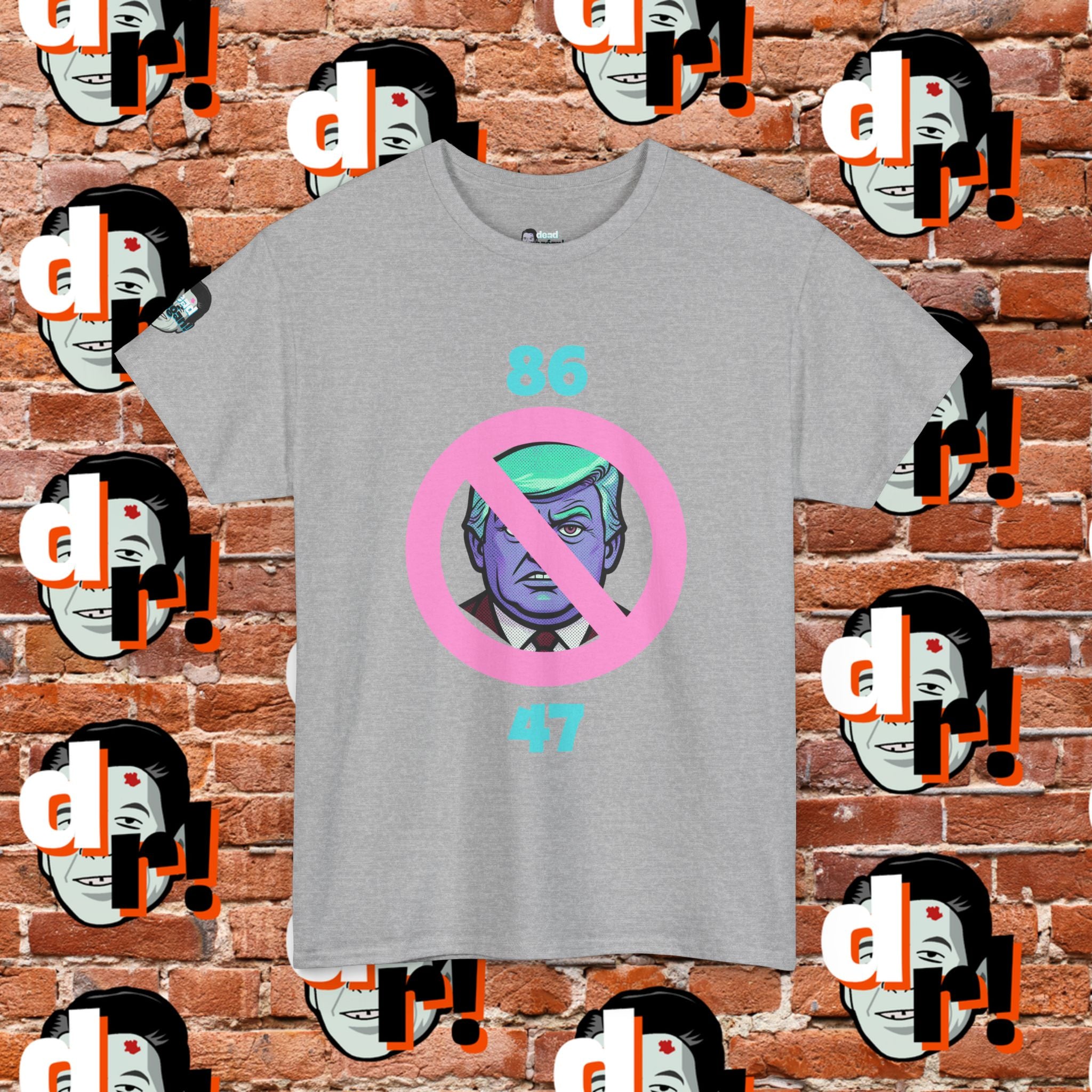 86/47 Teal & Pink Variant Unisex Heavy Cotton Tee