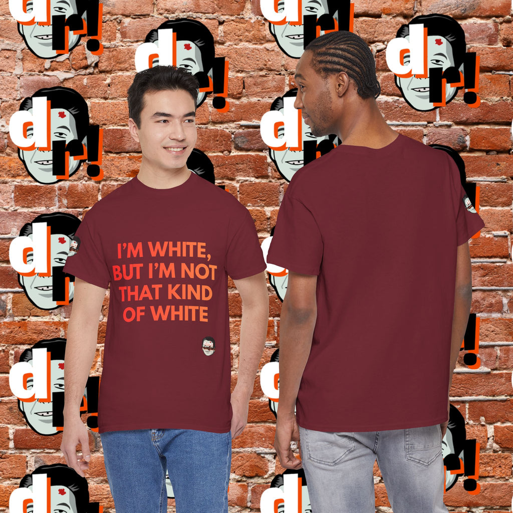 I’m White But… (Orange Gradient Letter) Unisex Heavy Cotton Tee